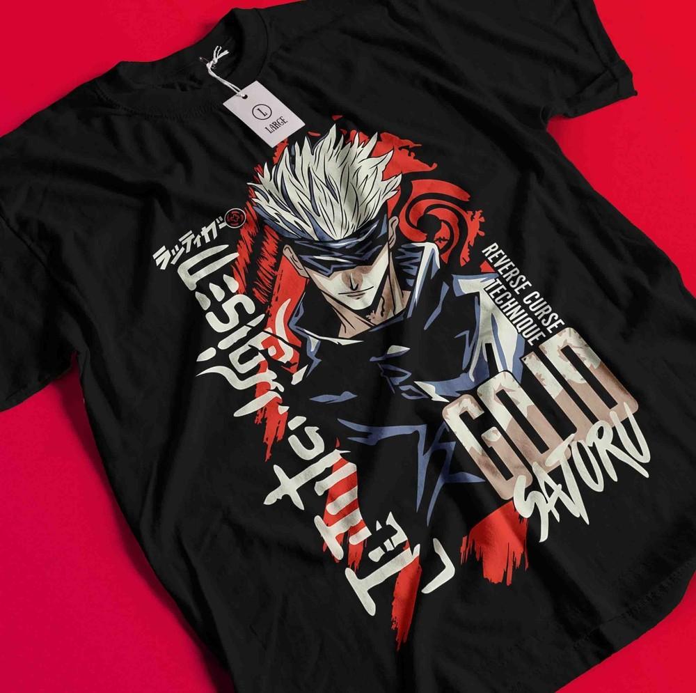 Gojo Satoru T-Shirt Sukuna Shirt Jujutsu Kaisen Tshirt Toji Tee Nanami Yuta Maki AA198