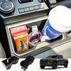 Center Console Organizer for 2024 Toyota Tacoma Cup Holder Center Armrest Storage Box Coffee Holder ABS Accessories Car Storage