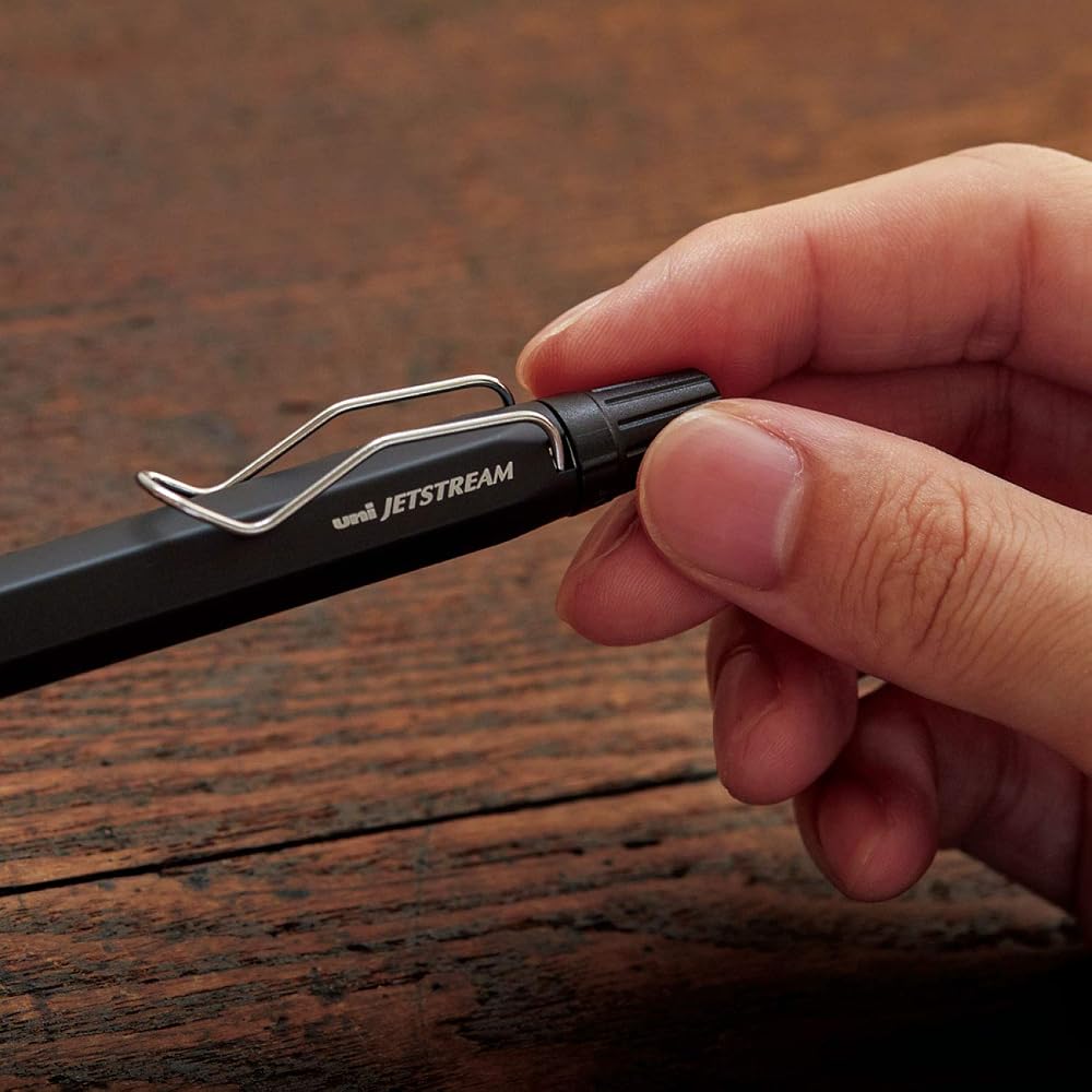 Mitsubishi Pencil Jetstream Edge 028 Limited Edition Two-Tone Red 3-Color Ballpoint Pen - Extra