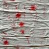 Halloween Blood-Stained White Silk Mesh Stockings for Party Decorations and Props
