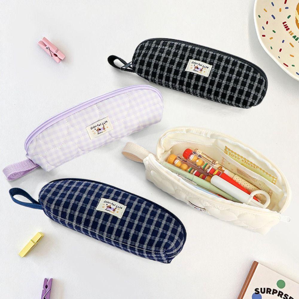 Large Capacity Pencil Case Portable Stationery Bag Lightweight Pen Pouch  Students Gift