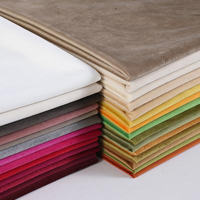 150x100cm Soft Solid Color 100% Polyester Dutch Velvet Fabrics for Furniture Sofa Curtain Cushion Home Decor DIY Handmade