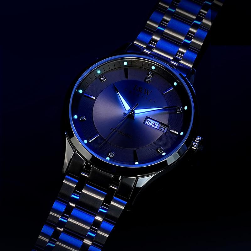 Reloj Hombre IW Luxury Top Brand Automatic Men's Watch Luminous Waterproof High Quality Mechanical Watch Sapphire glass