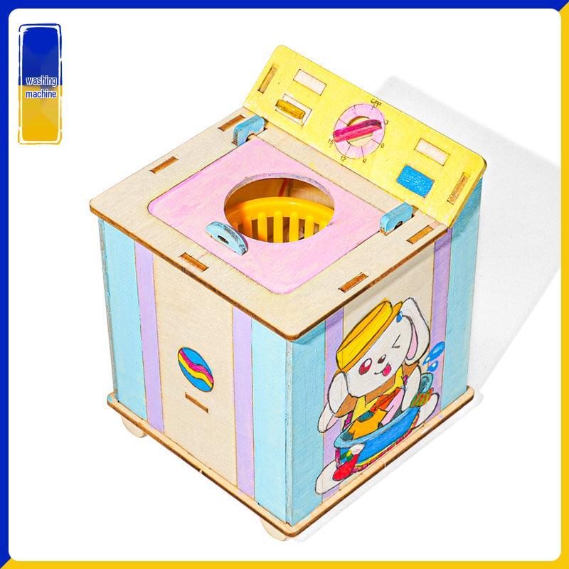 Children s DIY Science Model Kit: STEAM Educational Washing Machine