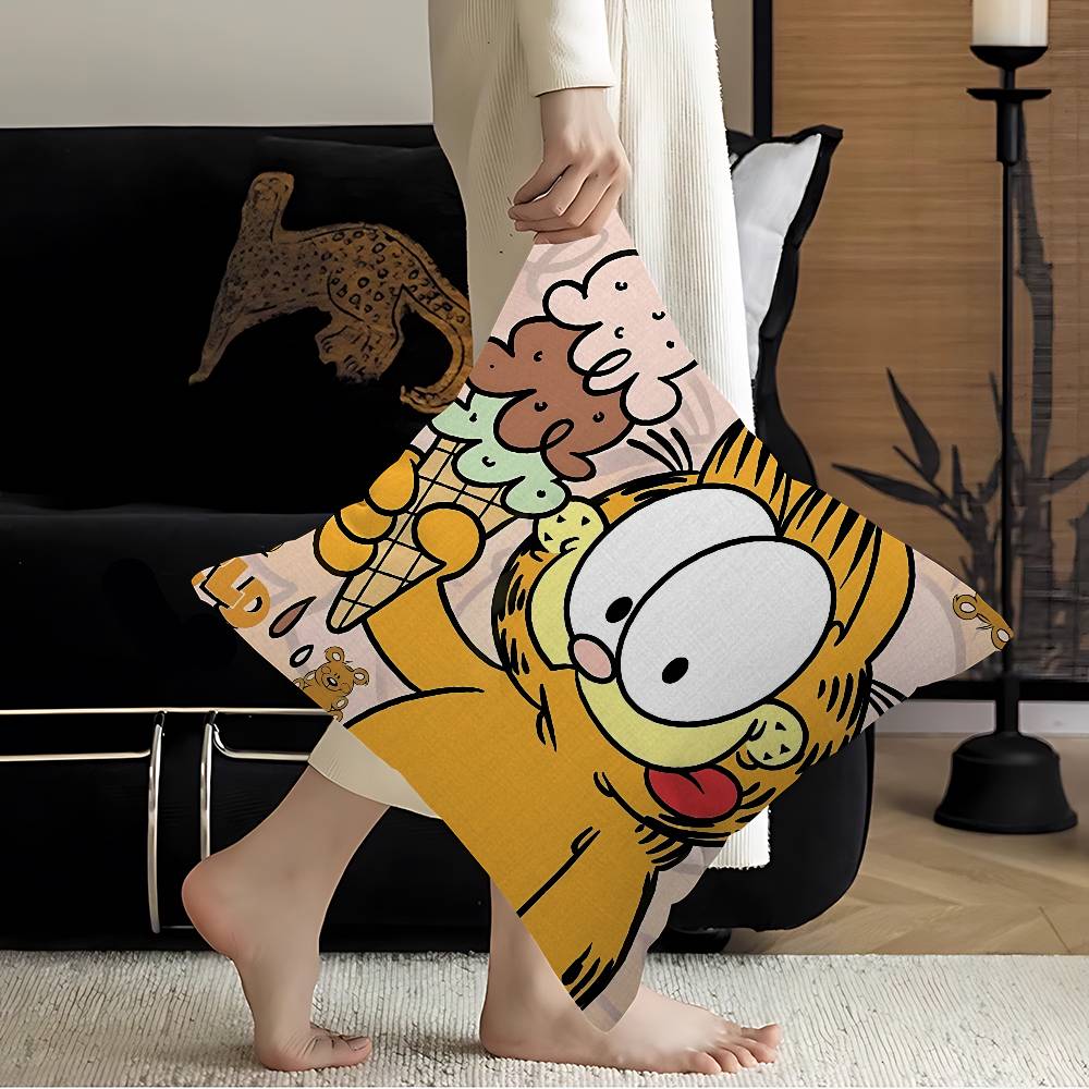 Cute Anime G-Garfields Cat Pillow Anime Pillow Sofa Bed Head Pillow Cover Cushion Cover 45X45 Cm Fashion