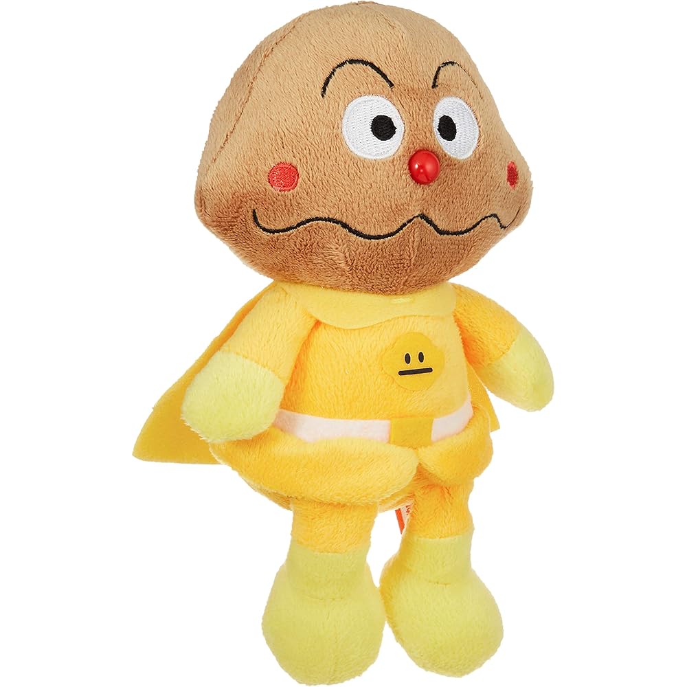 Sega Toys Anpanman Puri Chii Beans S Plus Curry Bread Man Plush Toy 20cm