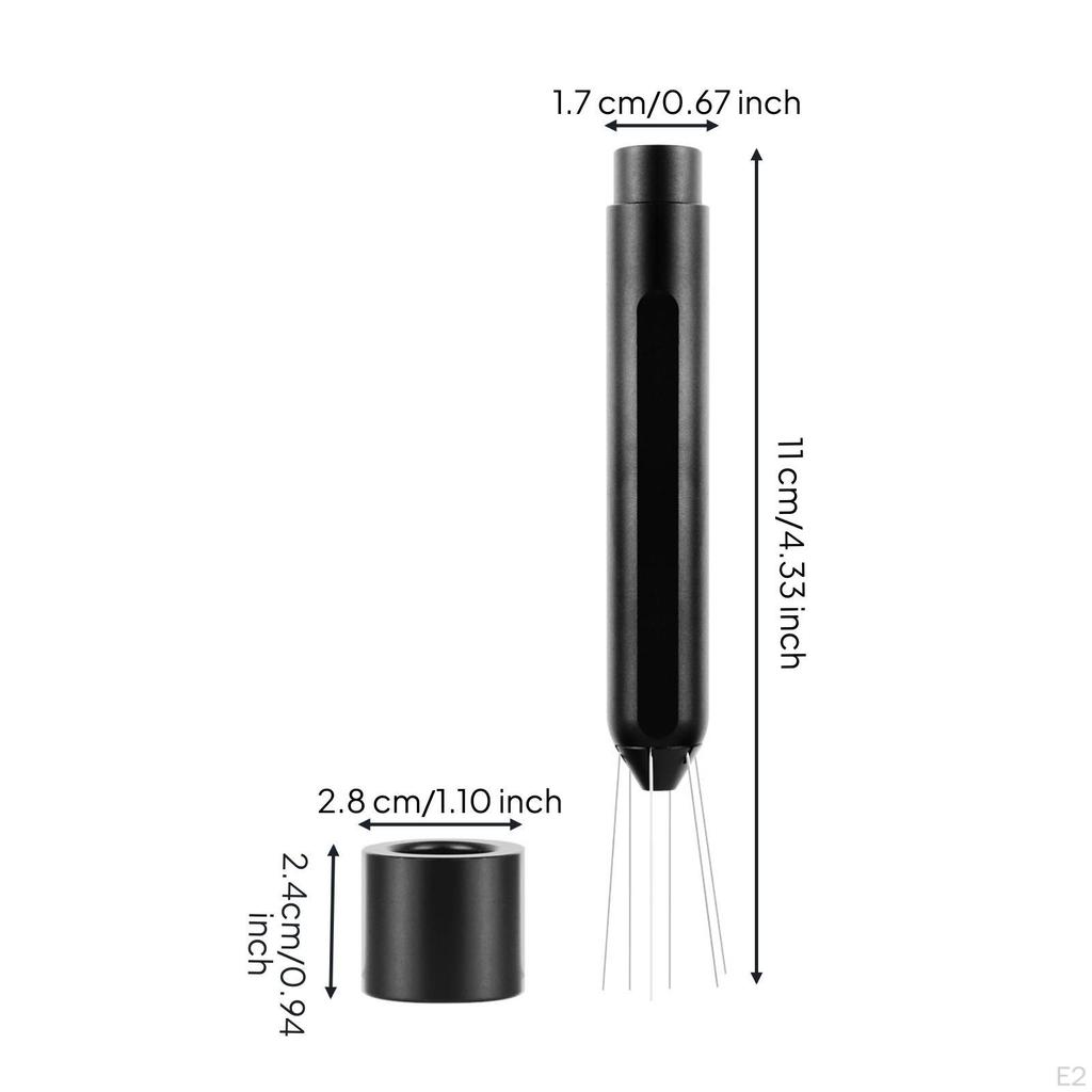 Espresso Stirrer with Attractive Base Compact Coffee Powder Needle Slim