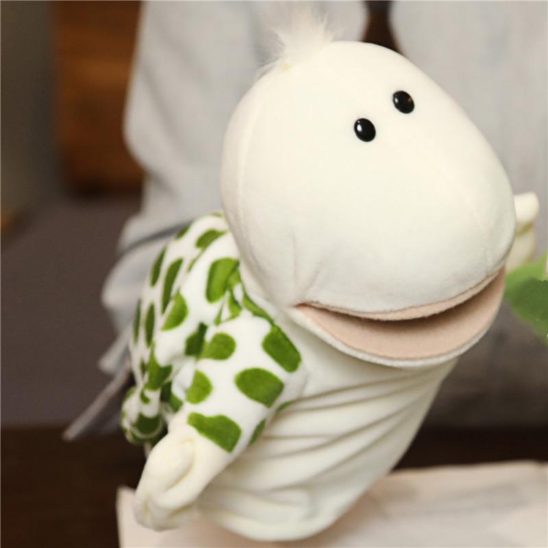 Plush Animal Hand Puppets: Interactive Monkey & Pig - Soothing Toy for Early Education & Parent-Child Play