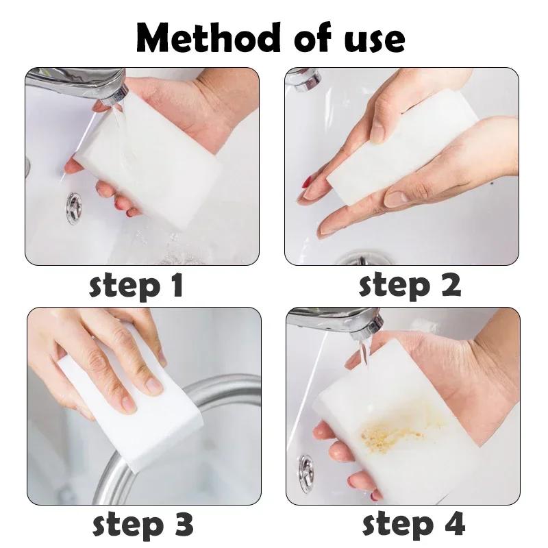 Melamine Sponge Magic Sponge Eraser Melamine Sponge Cleaner Cleaning Sponges for Kitchen Bathroom Cleaning Tools