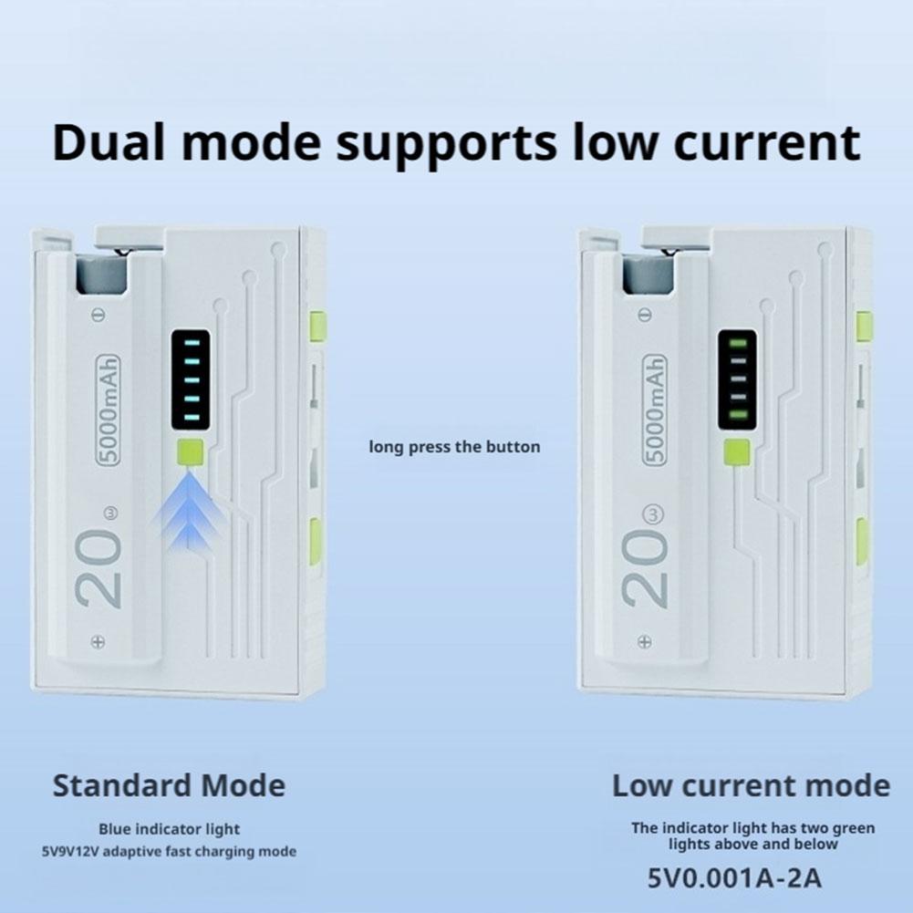 21700 battery box DIY kit with ejector plug Mobile power shell 20W fast charging Dual mode support small current No Batteries