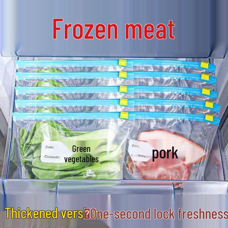 ZISIZ Reusable Food Storage & Freezer Bags