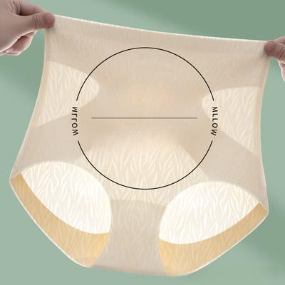 Mutandine a Vita Alta per Donna Senza Cuciture Compressione Sollevamento Fianchi Estive Sottili Traspiranti Culotte a Triangolo
