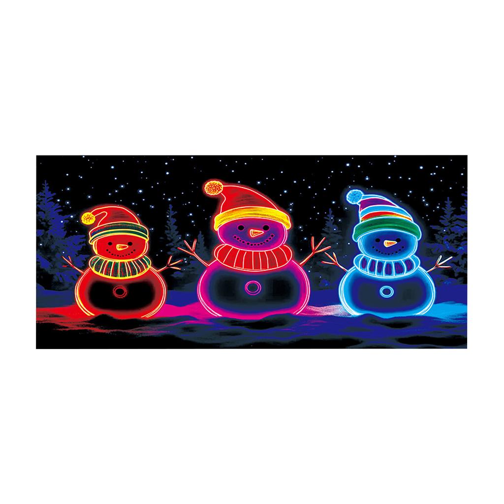 Christmas Fluorescent Door Frame, Door Cover Background, Holiday Party Decoration, Christmas Decoration Hanging Cloth