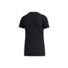 adidas Neo Casual Running Printed Short Sleeve T-Shirt Women Tops Black GJ7933