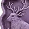 Artistic Patio Entrance Casting Garden Stone Mold Legends Stepping Accents Woodland Silicone Reusable Molds Animal