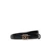 Emblem Buckle 15Mm Fixed Smooth Belt