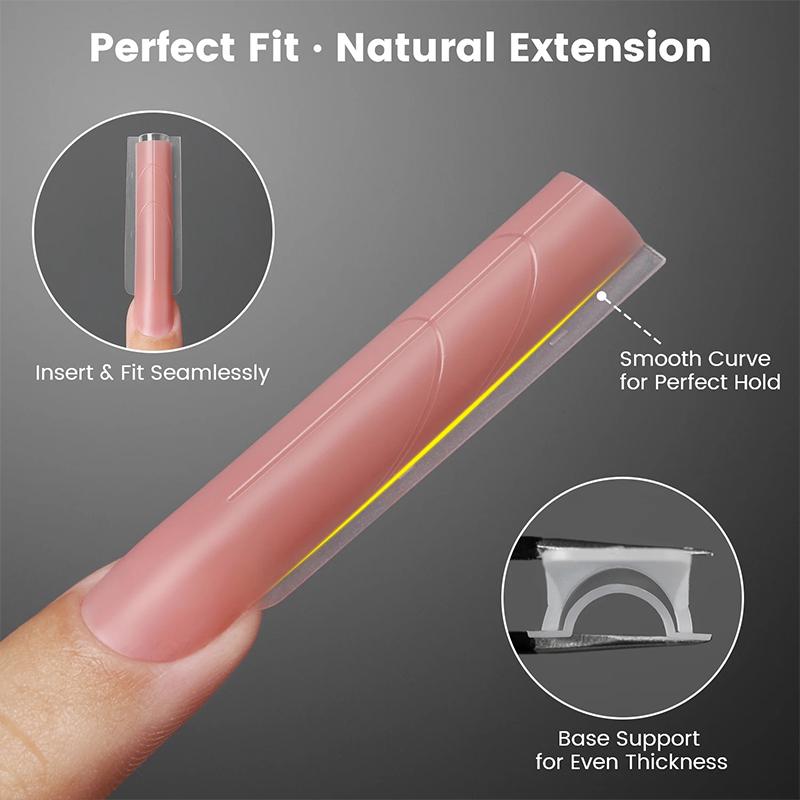 60/120/240 Pezzi Forme Doppie per Unghie a Sandwich Forme per Estensioni Unghie Ovale Forma Superiore e Inferiore Per Estensioni Unghie Veloci Strumenti per Manicure
