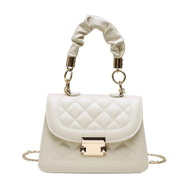 

Женский рюкзак, повседневные женские мини-сумочки, кошелек с клапаном, модная женская клетчатая сумка из искусственной кожи, однотонная сумка через плечо через плечо One Size белый