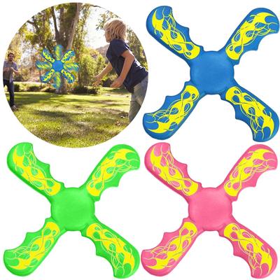 3 Bladed Boomerang Interactive Flying Discs Funny Three-bladed Boomerang Toy Decompression Birthday Gifts for Kids