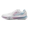 Li Ning Cushioning Slip Resistant Coverage Low Top Badminton Shoes Unisex Standard White AYTV003-1