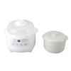 200W Mini Keramik-Schmortopf 1L Fassungsvermögen Elektrischer Slow Cooker Brei Suppentopf Automatische Abschaltung