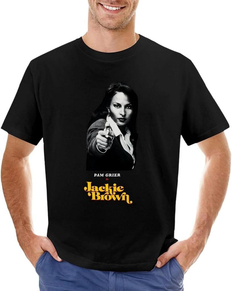 Pam Grier - Jackie Brown - 70er Jahre T-Shirt T-Shirt Jungen Weißes T-Shirt Tee Shirt T-Shirts