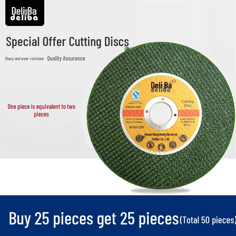 4-Inch Angle Grinder Cutting Disc for Metal & Stainless Steel Polishing