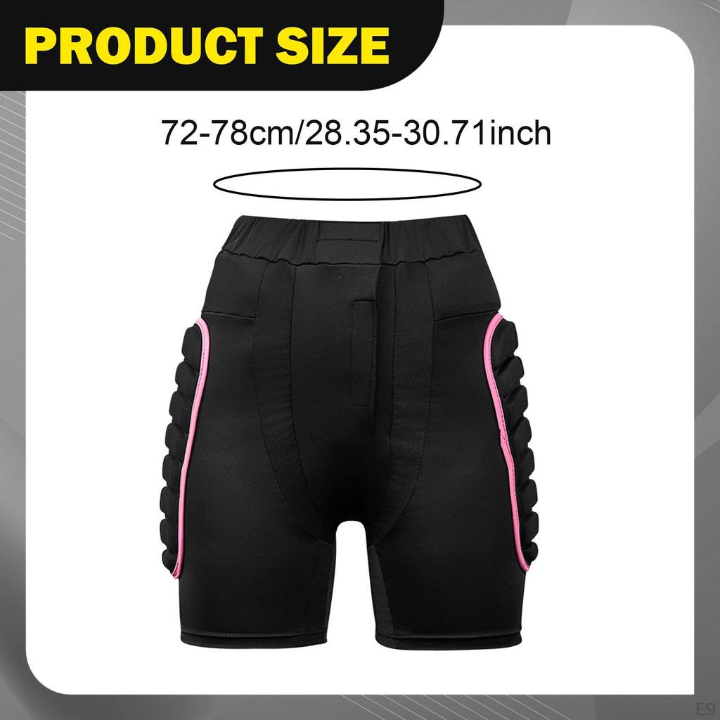 Padded Shorts Gear Comfortable Butt Pads Impact Crash Pants for Ski Snowboarding Figure Skating