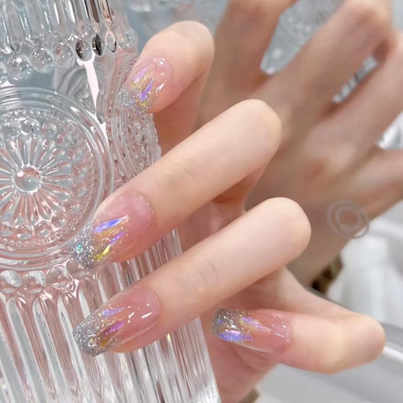 100Pcs Mixed Aurora Rhinestones Nail Beads Colorful DIY Charms Gems Women Manicure Art Professional Salon Kit