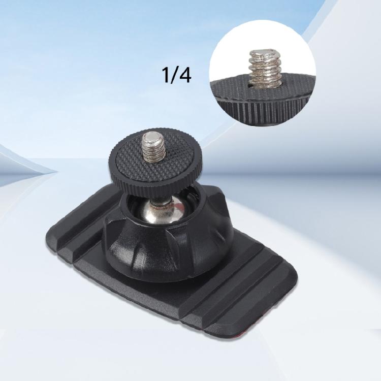 Universal 1/4inch Screw Adhesive Plate For LED Light Phone Mount Camera Bracket With 360 Degree Swivels