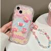 For Apple 16 Mobile Phone Case 15pro Pink Doll for IPhone14promax Lens All-inclusive 13mini Soft