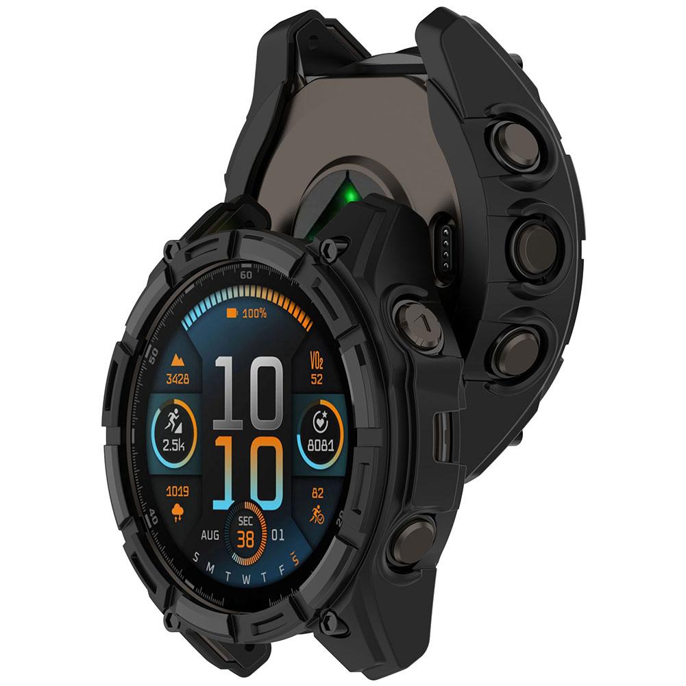 TPU Hollow Case Hollow Protector Shell Protective Cover Shell Samrt Watch Strap Shell for Garmin Enduro 3Smart Watch Accessories