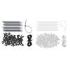 120x Hanging Hooks S Clips Hangers Fairy Lights Decor String Light Clips Hooks for Events Party Home Shopping Center Outside