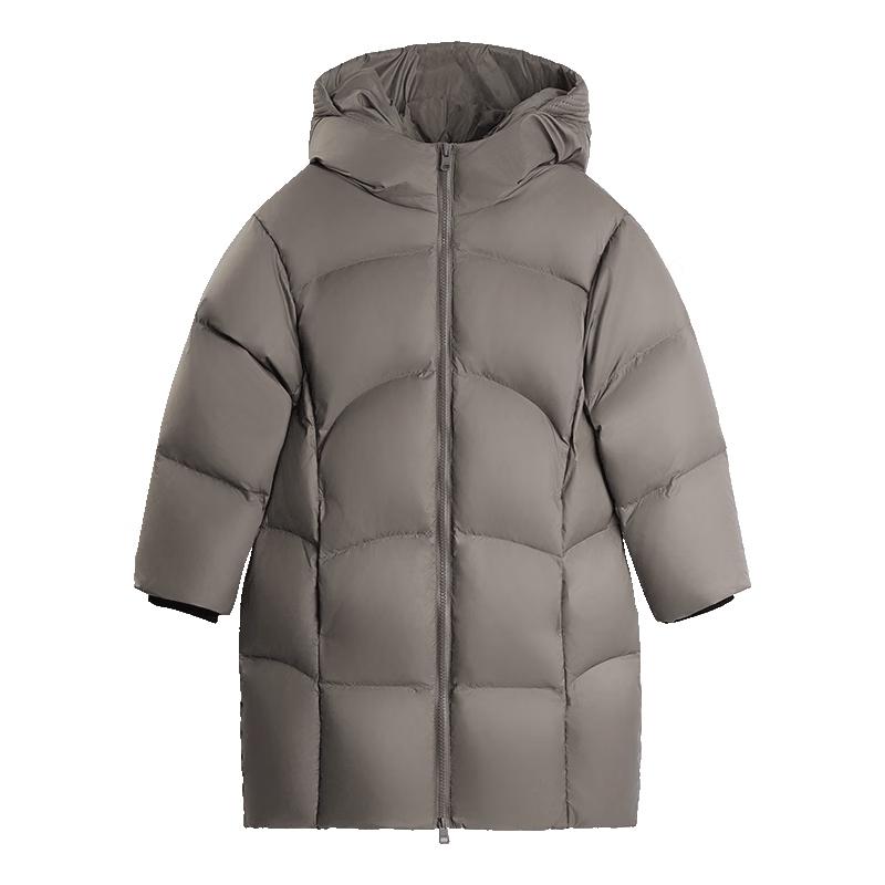 EBAER Kids 3-Proof Hooded Mid-Length Winter Down Jacket 140