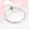 New 925 Sterling Silver Charm Love Pink Rose Bracelets Bangles Diy For Fashion Jewelry Womens Accessories Trendy Jewelry Gift