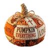 Fall for Jesus Patchwork Pumpkin Hand Stitched Fabric Pumpkin Christ Faith Gift Religious Autumn Home Accent for Farmhouse Dining Desk Entryway Decor
