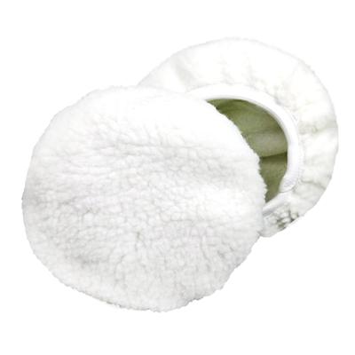 2Pcs 9-10" Polishing Bonnets Faux Wool Fiber Car Waxing Applicator Bonnet Disc Waxers Bonnet Pads Car Cleaning Supplies