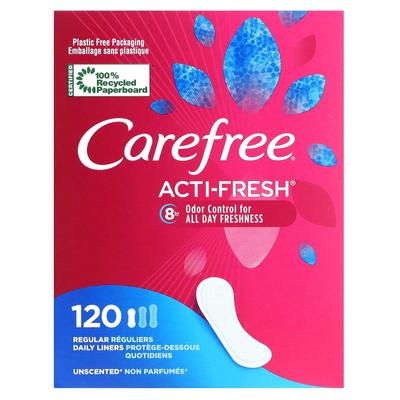 Acti-Fresh, Daily Liner, Regular, Fragrance-free, 120 Pieces