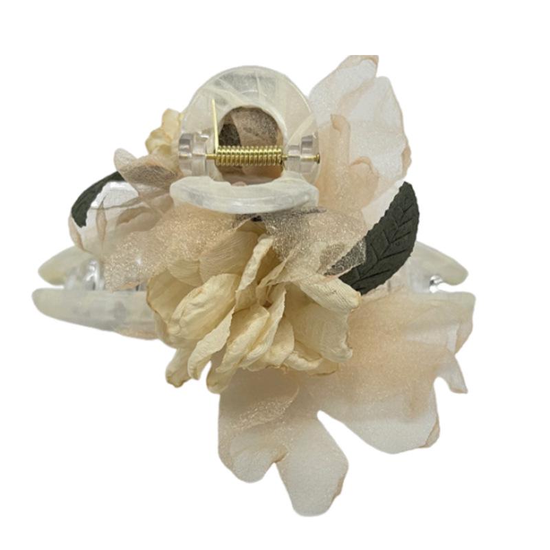 Mori Floral Mesh Claw Clip: High-End, Versatile Hair Accessory for Women