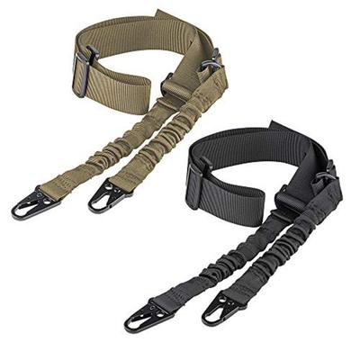 Sangle tactique à 3 points pour fusil - Ceinture pour arme AR15 Fusil Airsoft Paintball Tir militaire Chasse Sangle réglable