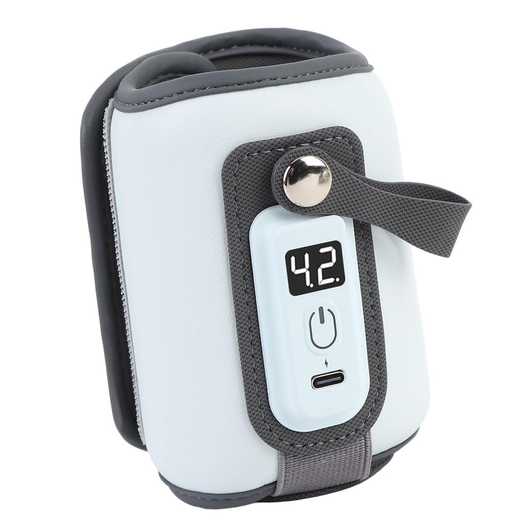 Baby Milchwärmer 5 Einstellbare Temperaturstufen LCD-Anzeige Tragbar Schnellheizend Babyflasche