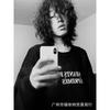 ERD Washed Oversized Hoodie Teens Casual Embroidered Sweatshirt Winter