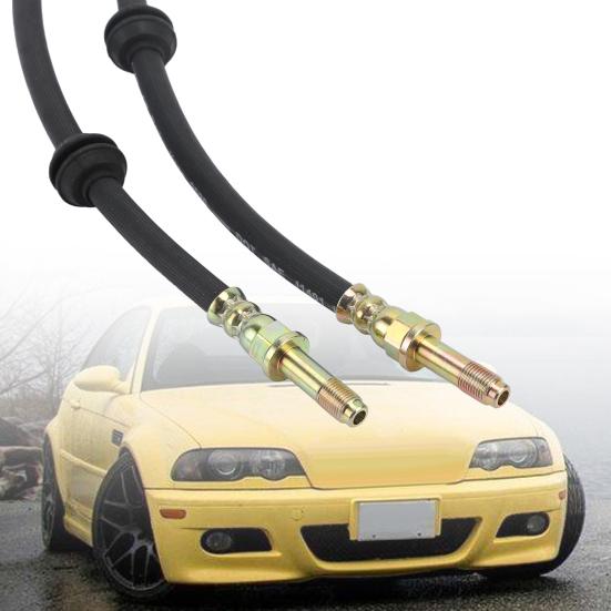 

Автомобильный тормозной шланг, замена переднего черного гибкого тормоза, модификация 34321165587 34326766966 для BMW