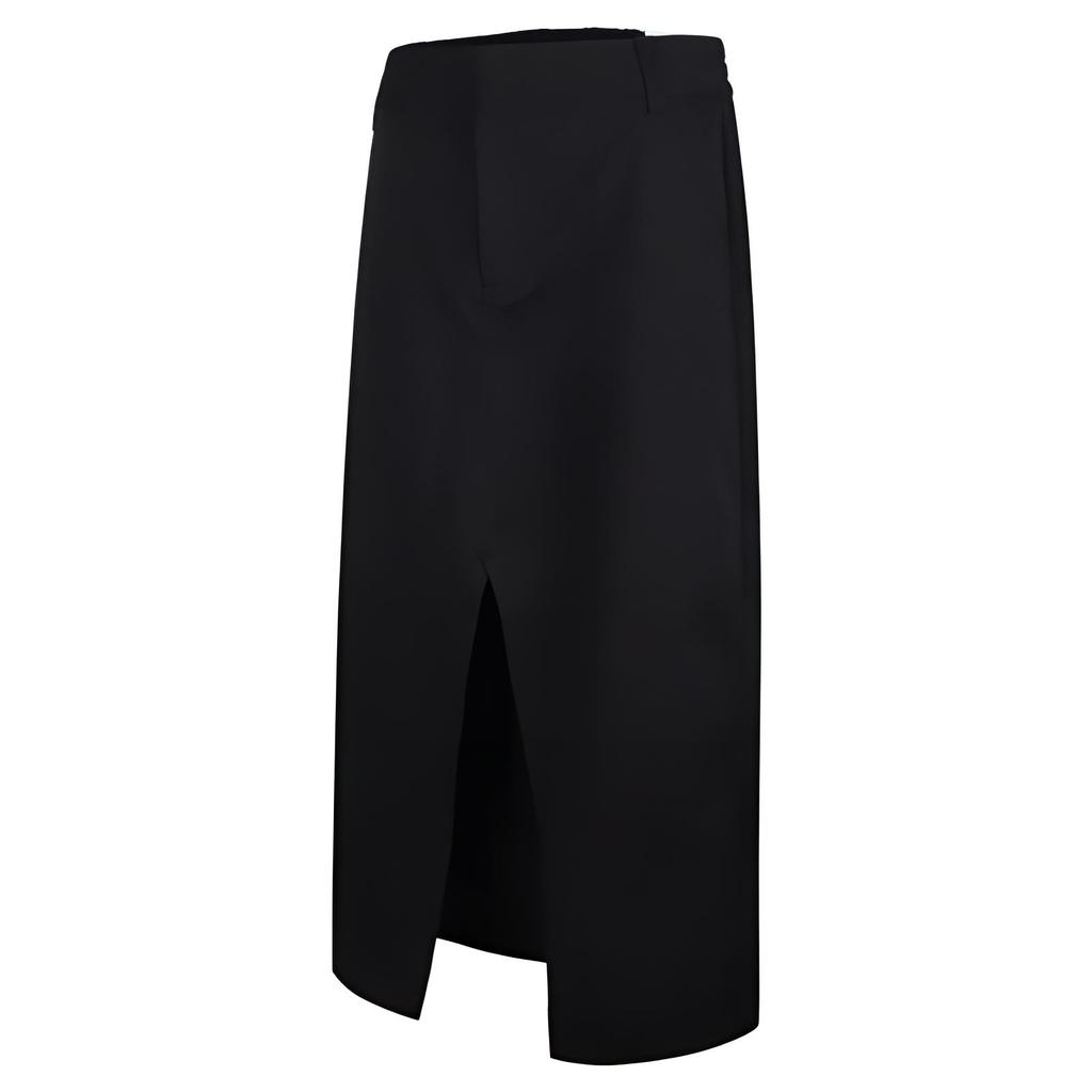 New Nike Casual Long Skirts Women's Black HQ8023-010