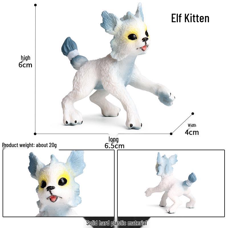 European Mythical Pegasus Unicorn Toy Model: Elf, Mythical Creature, Magic Beast 