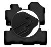 Tapetes de carro premium para: Minivan Toyota Verso-S (2010-2015)