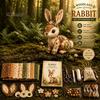 Creative Sewing Gift Woodland Animal Patchwork Kit, Forest DIY Set, Doll Kit Handmade Friends, Beginner-friendly Craft for Adults Teens Project
