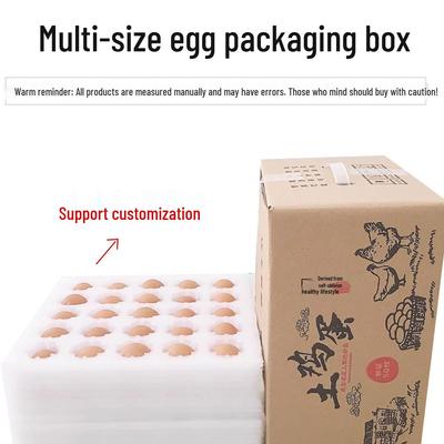 EPE Foam Egg Tray: Shock & Drop-Proof Express Delivery Box - Available In 30, 50, or 100 Piece Packs
