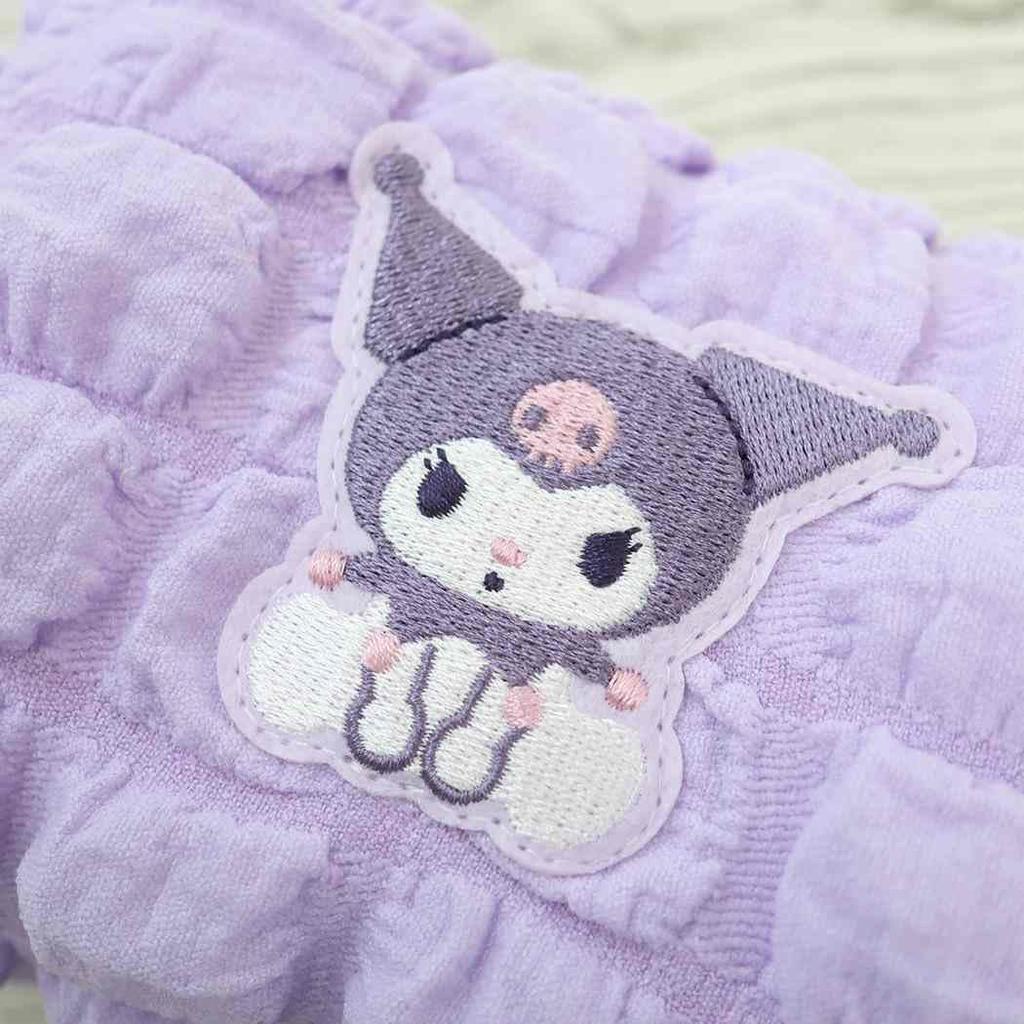 Marimo Craft Sanrio Square Pouch Pokopoko Patch Kuromi W140 X H100 X D80mm Approx. SRTZ-196
