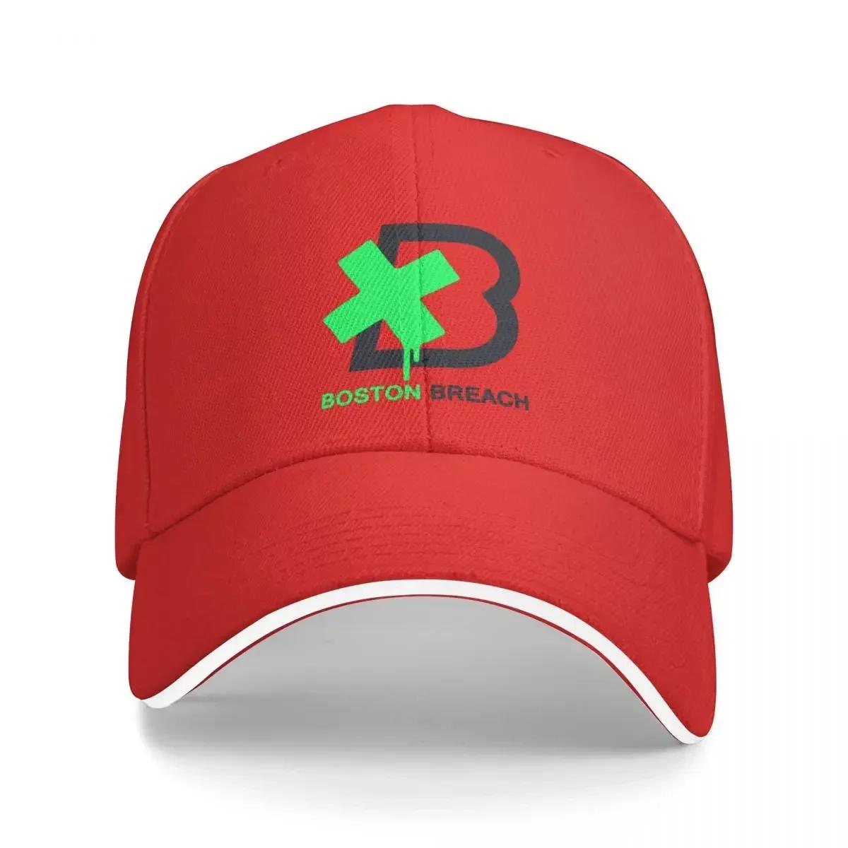 Boston Breach Merch Logo Baseball Cap Sun cap Hat beach Unisex cap Womens